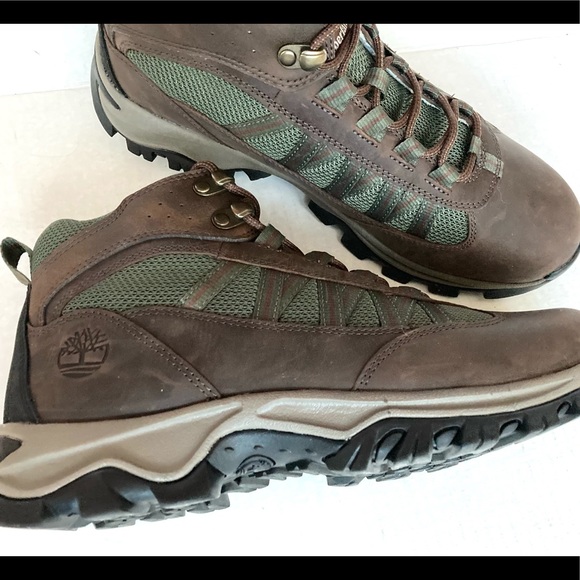 Timberland hiking boots lightweight boots brown faux leather upper new boots - Picture 7 of 11